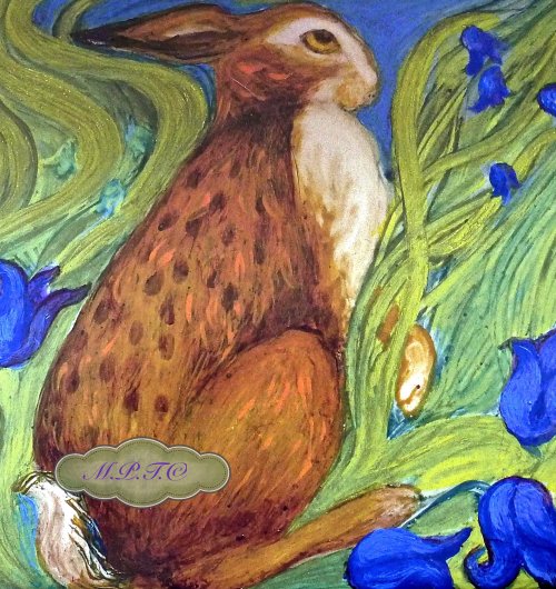 The Hare Belles- Limited Edition printed Tile. 1..£14.99 each.
