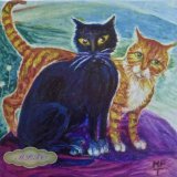 "The Toast and Marmalade Cats" Printed Tiles for sale on TheTaylorTrilogy.co.uk