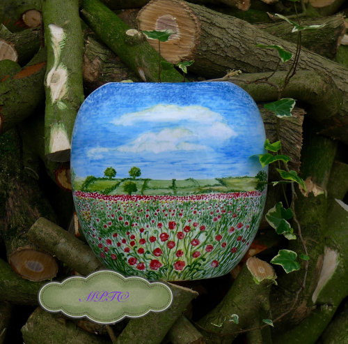 Poppy Landscape Vase £39.99 Payment on TheTaylorTrilogy.co.uk