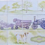 "Dog &Threshing Machine" Reduced Price on E-commerce site TheTaylorTrilogy.co.uk. Page section " Gallery 2A Art for Sale" Link to e-commerce website at top of each Gallery