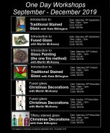 Workshop Dates (September - December 2019)