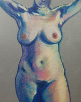 Oil pastel study 2
