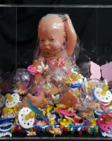 Drowning in plastic: this bag is not a toy (front view)
