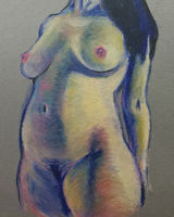 Oil pastel study 1