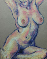 Oil pastel study 4