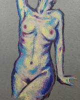 Oil pastel study 5