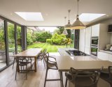 Strawberry Hill Kitchen with Open Doors