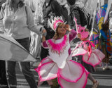 Climate Demo Girls in Pink & White