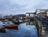 Tethered in Falmouth Harbour