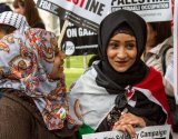 Two Girls at Demo