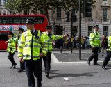 Police at Gaza Demo