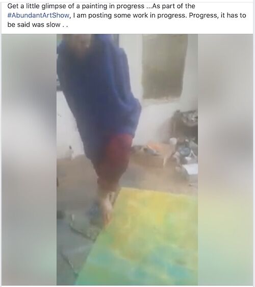 How is a painting created?