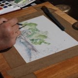 Plein Air Painting on the Banks of the River Aulne