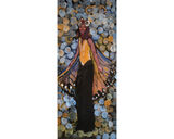 Butterfly Girl on Stilts