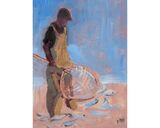 Fisherman with Catch