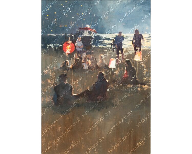 Moonlit Aldeburgh Carnival