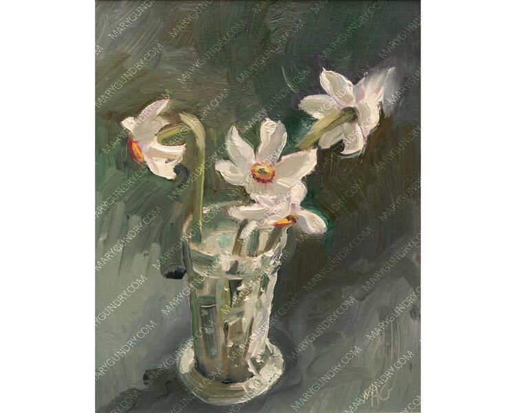Narcissi in a Glass