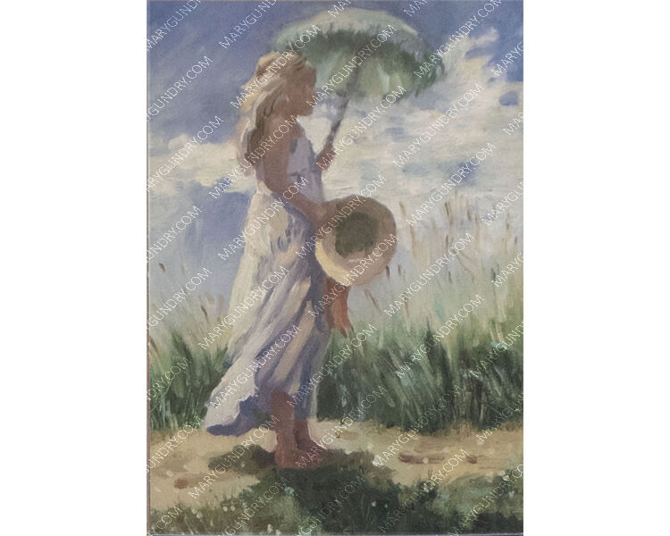 Posing with a Parasol