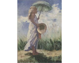 Posing with a Parasol