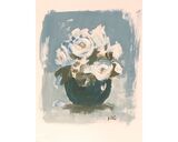 Sketch of White Roses