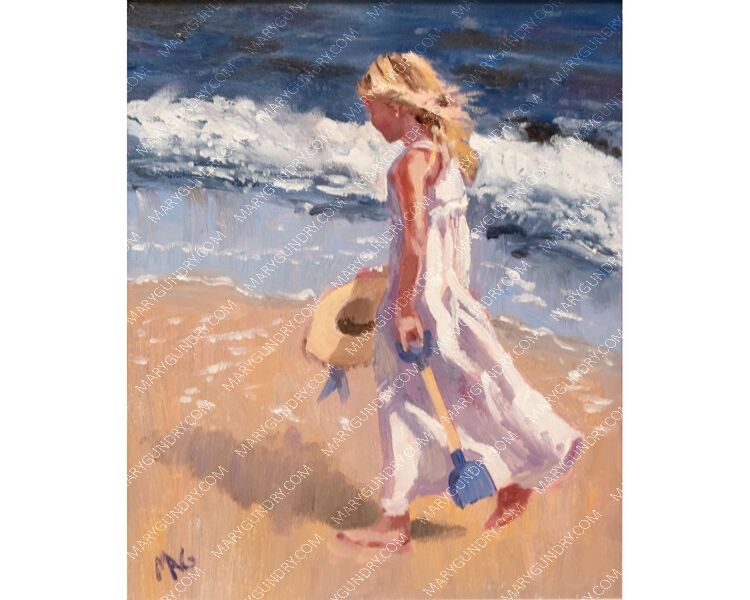Young Girl on the Beach