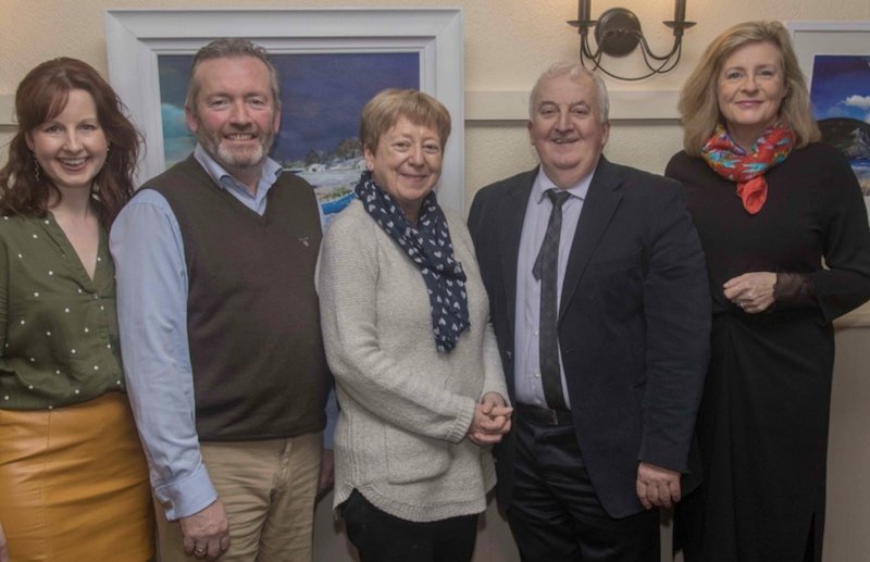 At the opening of ‘Salt of the Earth’ from left: Shauna Kelly (Kelly’s Kitchen), Dr Kevin Heanue (Teagasc), Brídín McIntyre (Teagasc Food Research Centre), Seán Kelly (Kelly’s Artisan Butchers) and Anne McCarthy (Mayo County Council).?Pictured at the opening of ‘Salt of the Earth’ are, from left: Shauna Kelly (Kelly’s Kitchen), Dr Kevin Heanue (Teagasc), Brídín McIntyre (Teagasc Food Research Centre), Seán Kelly (Kelly’s Artisan Butchers) and Anne McCarthy (Mayo County Council).