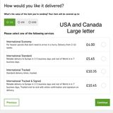 Please add to basket if you need Shipping to USA and Canada £10