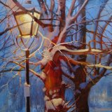 Lantern of the winter night