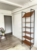 . One single bay of shelves 65 cm wide. Click on image for more information.