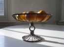 Grey Fruit Bowl or Planter, circumference 33cm, total height 20 cm, £40