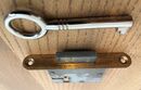 Sold out. Staples Ladderax key (only) to fit lock with left of centre key hole position. WORN KEYS WILL CAUSE YOU PROBLEMS.Please click on image for more information or to buy.
