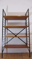 £300 Ladderax bookcase, restored ladders, braces and support straps. Please click on image for more details.