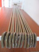 £120 plus £15 postage. Set of 12 Ladderax rods unrestored originals for 74 cm shelves. Please click on information for more information.