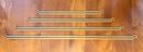 £40 + £7 Royal mail postage-TWO PAIRS of support rods suitable to use with small Ladderax cabinets or shelves 58.7 cm wide. Click on image for more information or to buy