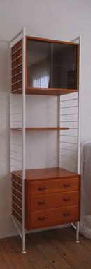 £360. Restored ladders. Height 200.7 cm Width 65 cm Depth 34.5 cm. Also available with restored black ladders. Please click on image for more information.