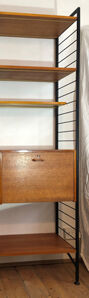 Now sold.£220. Ladderax addition .One tallest ladder 4 shelves and one cabinet. Please click on image for details.