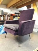 £650. 1950’s French Atomic Style Armchair- click on image for more information.