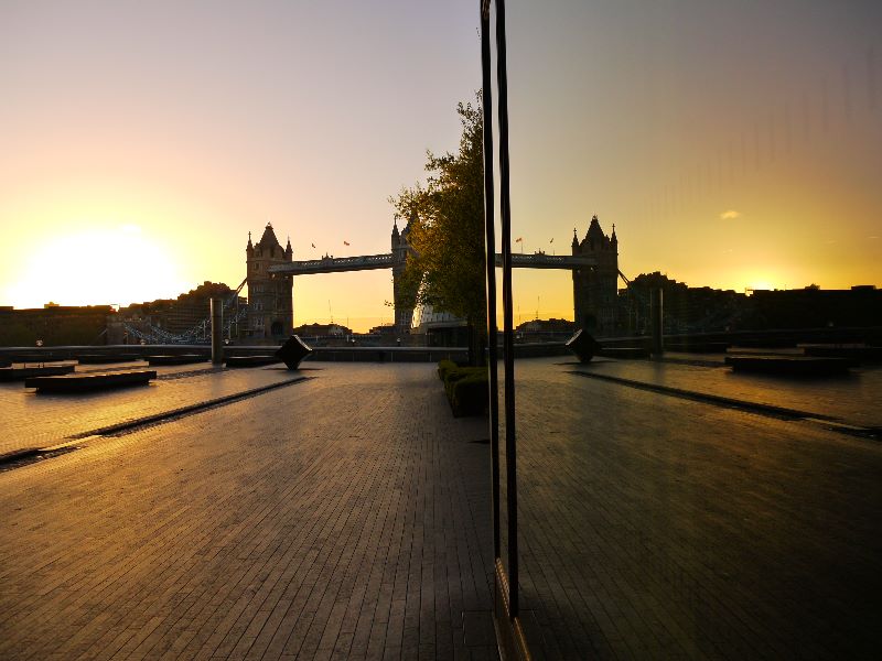 Tower Bridge Dawn Reflection