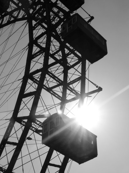 Wiener Riesenrad im Prater Wien