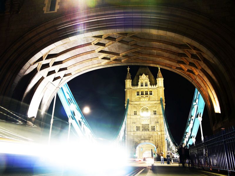 Tower Bridge at Midnight (saturated)