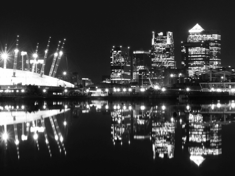 Victoria Dock at Midnight
