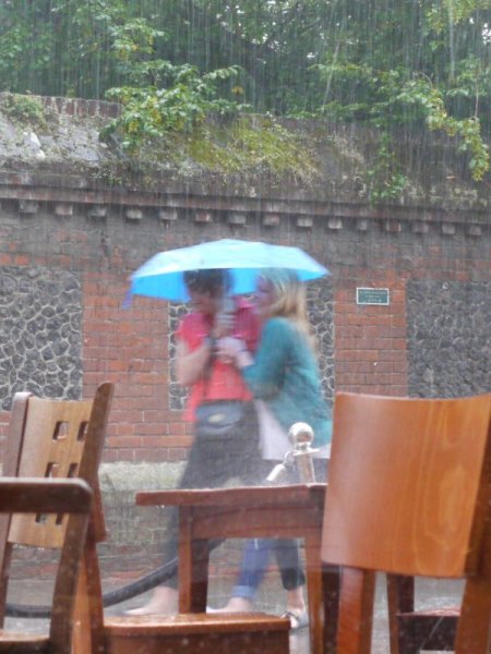 Canterbury Girls in Summer Rain