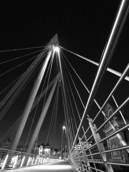 Jubilee Bridge at Midnight