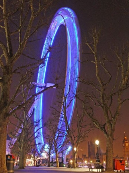 The London Eye in Winter