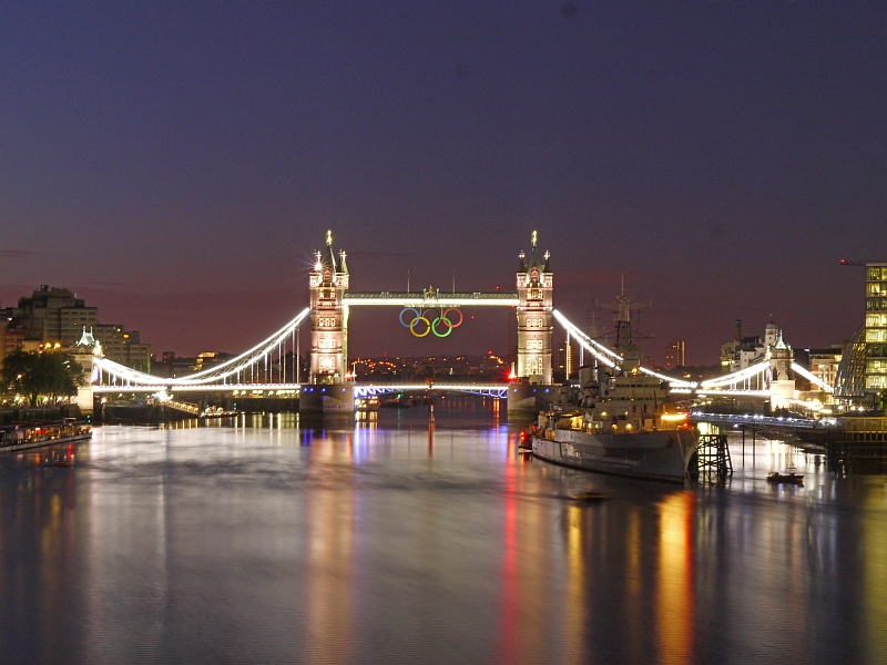 Tower Bridge & Belfast at Night