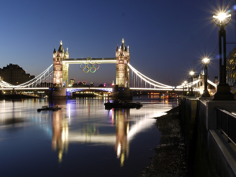 Tower Bridge Before Daybreak