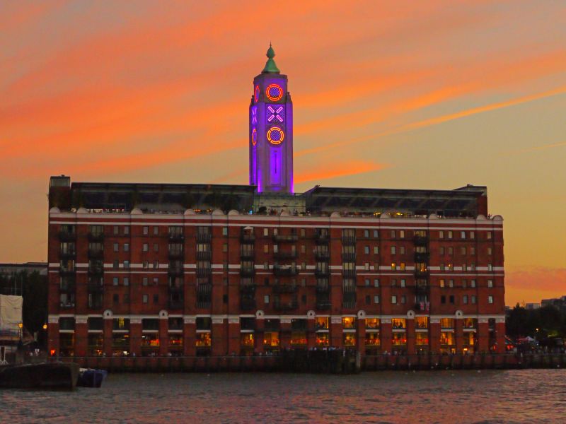 Oxo and Thames at Dusk