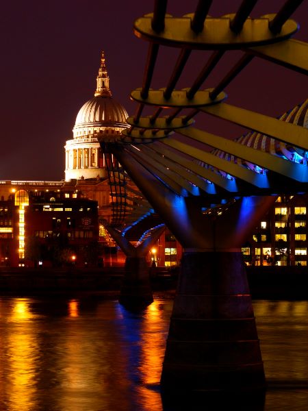 St Paul's and Millennium Blue