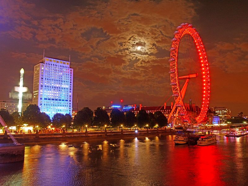 Eye and Moon Landscape