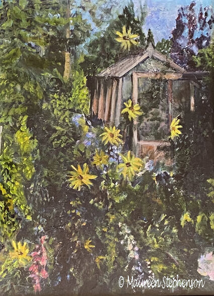 THE GLORY OF THE GARDEN I<Mixed Media>